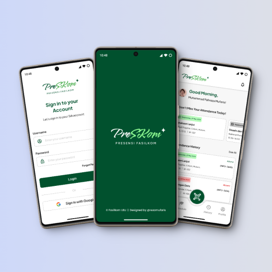 UI/UX Fasilkom Ubhara Absence