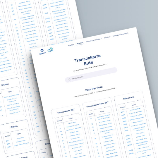 UI UX Redesign Transjakarta Web