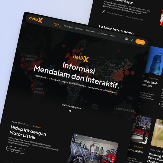 UI/UX News Portal DetikX